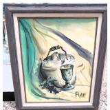 26"x20" Painting Framed by Flatt 1978