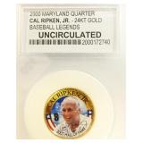 Cal Ripken Jr. Maryland Quarter