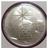 1975 Sterling Silver Christmas in Bethlehem $50.35