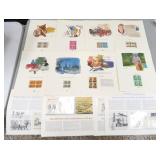 Eleven (11) Sheet of Collector Stamps and FDC