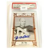 Y.A. Tittle Signed Football Card PSA Auto 10