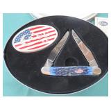 CASE Two Blade Knife in Tin