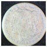 1886-O Silver Morgan Dollar, $46.97 Melt 12-10-25