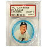 1963 Salada #63 Al Kaline Coin