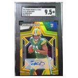 #10/10 Jayden Reed Signed Gold (RC) SGC 9.5