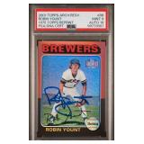 ROBIN YOUNT SIGNED Topps Archives Autograph PSA 10