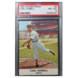 1961 GOLDEN PRESS #6 CARL HUBBELL PSA 8