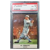 1961 GOLDEN PRESS #20 AL SIMMONS PSA 8