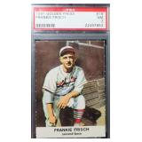 1961 GOLDEN PRESS #19 FRANKIE FRISCH PSA 7