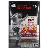 1992 Conlon Baseball 36 Pack Box
