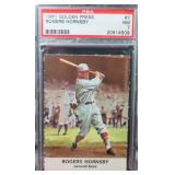 1961 GOLDEN PRESS #7 ROGERS HORNSBY PSA 7