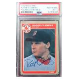 ROGER CLEMENS Signed Rookie Card PSA Authentic