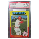 1975 TOPPS #320 PETE ROSE PSA 8.5