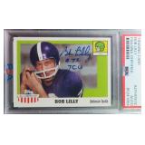 BOB LILLY Signed Football Card PSA Authentic