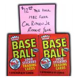 (2) 1982 Fleer Baseball Packs