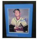 $19 SHIP: 17.5"x14.5" Bobby Shantz Signed Beckett