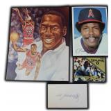Rod Carew, Michael Jordan and