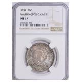1952 Carver/Washington Half Dollar NGC MS-67
