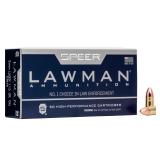(50) Speer Lawman 9mm 115 Grain Total Metal Jacket