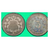 ONLY 510 Minted: 1877 Shield Nickel PCGS Proof-64