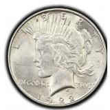 1922-P Peace Dollar Silver US Philadelphia Mint