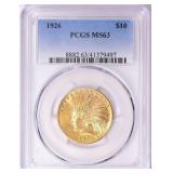 1926 Indian Gold Eagle PCGS MS-63