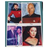 Four (4) 1991 Star Trek Publicity Photos
