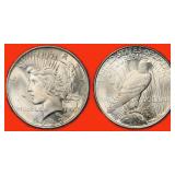 1922 Peace Silver Dollar ANACS MS-62