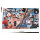 Nabisco Baseball Print 1991 Then And Now 23ï¿½ X 35ï¿½