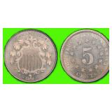 ONLY 950 Minted: 1872 Shield Nickel NGC Proof-65