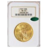 1927 Saint-Gaudens Gold Double Eagle NGC MS-63