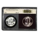 ONE (1) 1961 Franklin Half Dollar Silver PCI MS63