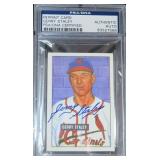 Gerry Staley Signed Baseball Card, PSA Authentic