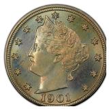 $3000 Guide:1901 Liberty Nickel PCGS Proof-67+