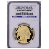 2009-W $50 One-Ounce Gold Buffalo NGC Proof-70 UC