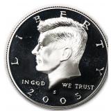2005-S Silver Proof Kennedy Half Dollar US Coin
