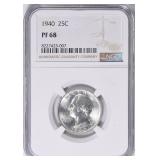 $7750 NGC Guide: 1940 Quarter NGC Proof-68