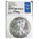 2021 American Silver Eagle NGC MS70 FDOR