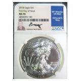 2018 American Silver Eagle NGC MS70 FDOI