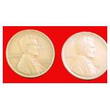 TWO (2) 1922-D Wheat Cents