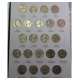 Complete Jefferson Nickel Album, 1938-1961, $44.66
