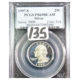 $13.02 Melt Value: 1997-S Silver Quarter