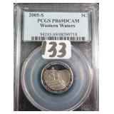 2005-S Western Waters Nickel PCGS PR69DCAM