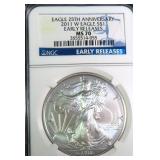 2011-W American Silver Eagle NGC MS70 ER