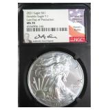 2021 American Silver Eagle NGC MS70 FDOI