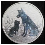 $143.88 Melt Value: Aztec Calendar Bullion Round