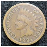 1884 Indian Head Cent