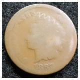 1867 Indian Head Cent