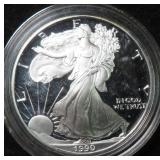 1990 PROOF American Silver Eagle