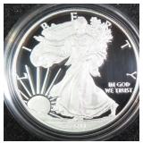 2011 Proof American Silver Eagle with Both